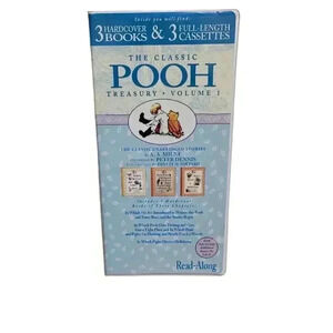 Disney vintage the Classic Pooh Treasury volume 1 books & cassettes